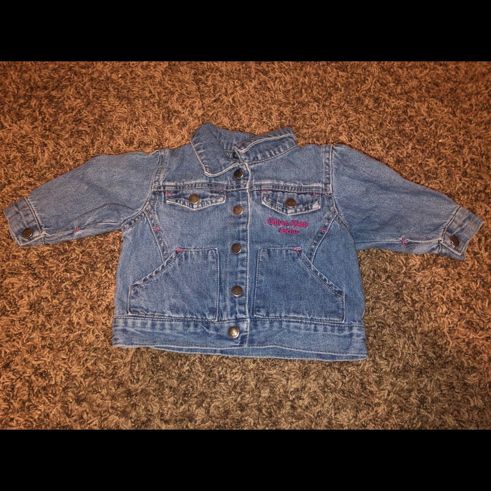 Calvin Klein blue jean jacket